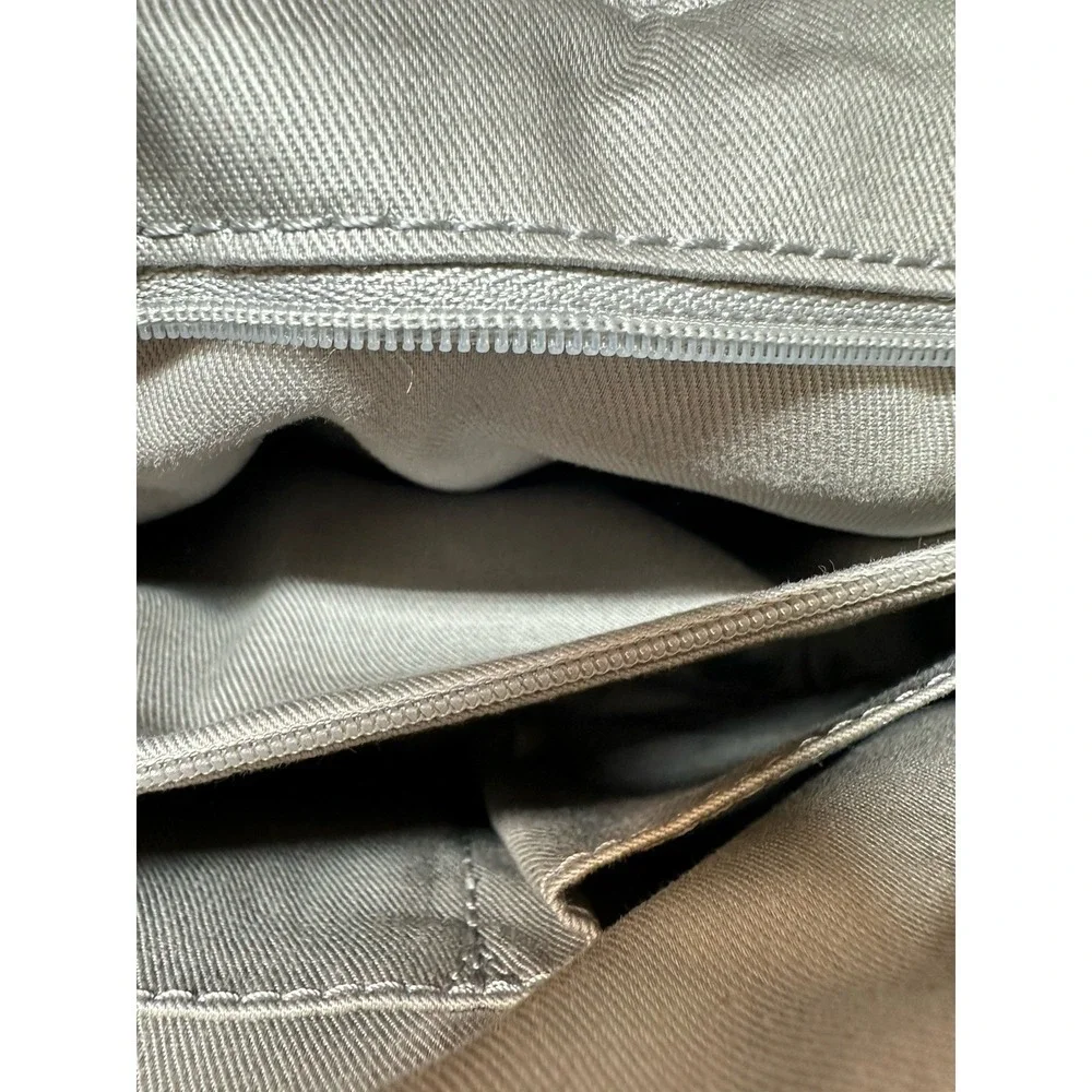 Fossil Pebbled Leather Crossbody Bag Gray Adjustable Strap
